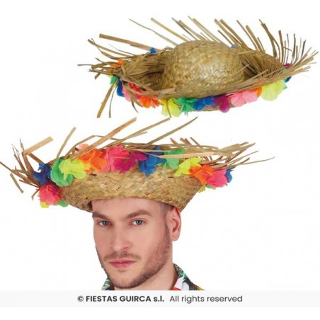CAPPELLO PAGLIA C/FIORI