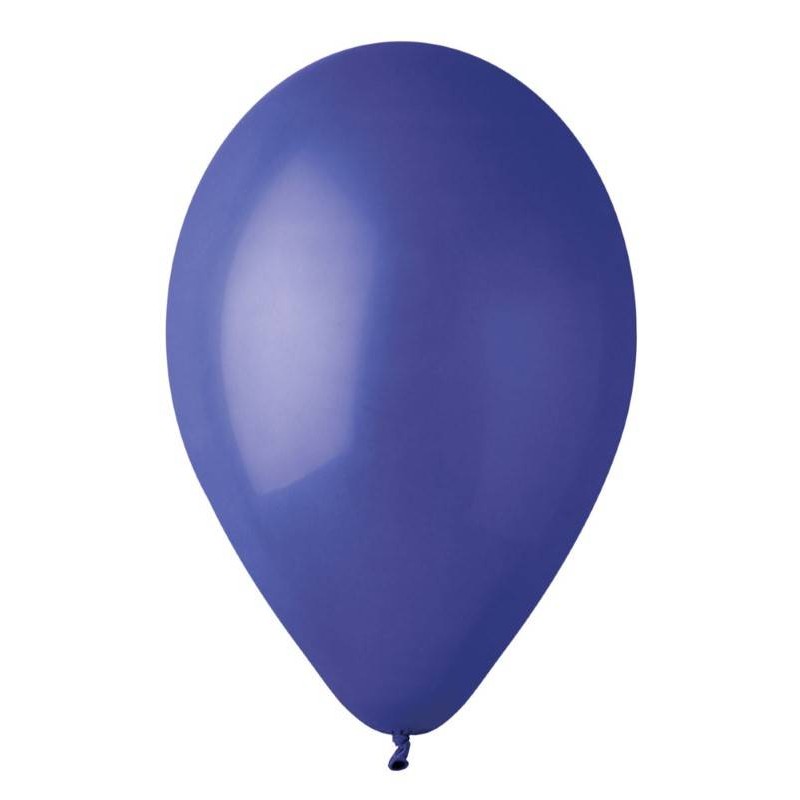 PALLONCINI LATTICE MEDIUM 10 25pz BLU