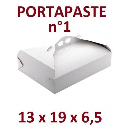 SCATOLA P.PASTE POLIT. N°1 13x19x6,5cm BIANCO RAMAGE