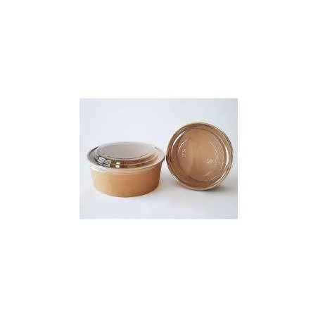 COPERCHIO PET INSALATIERA ø14,5cm (500/750cc) 50pz USOBIO