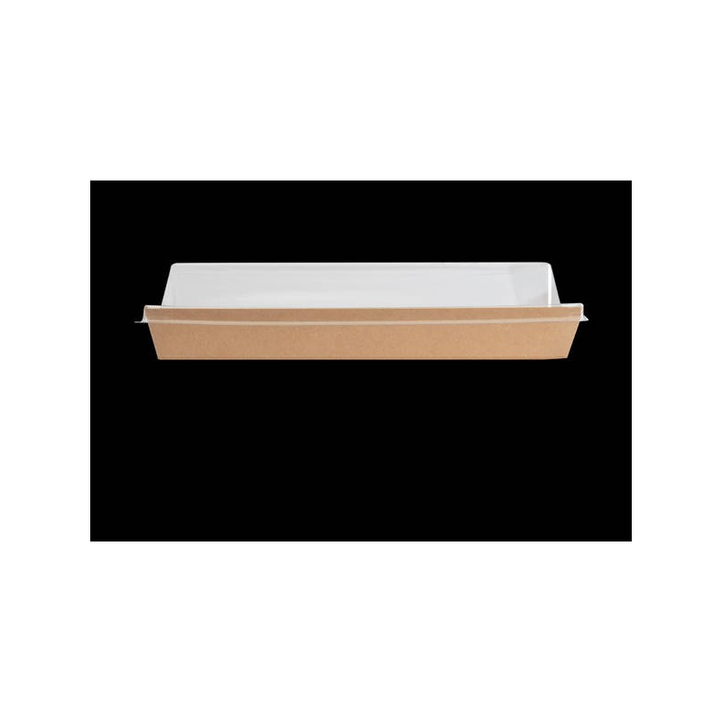 COPERCHIO ANTICONDENSA R-PET 20,5x13x2cm PER SUSHI BOX 50pz