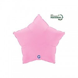 PALLONE MYLAR STELLA 18 45cm SOFT ROSA