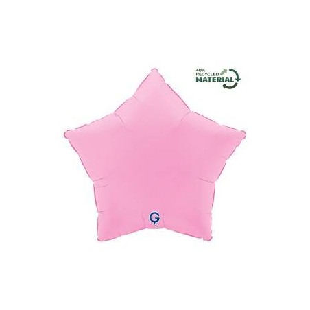 PALLONE MYLAR STELLA 18 45cm SOFT ROSA