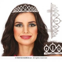 TIARA IN METALLO ARGENTO PRINCIPESSA