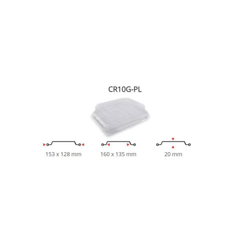 COPERCHI PET TEGLIA ALLUMINIO R10G-PL 100pz