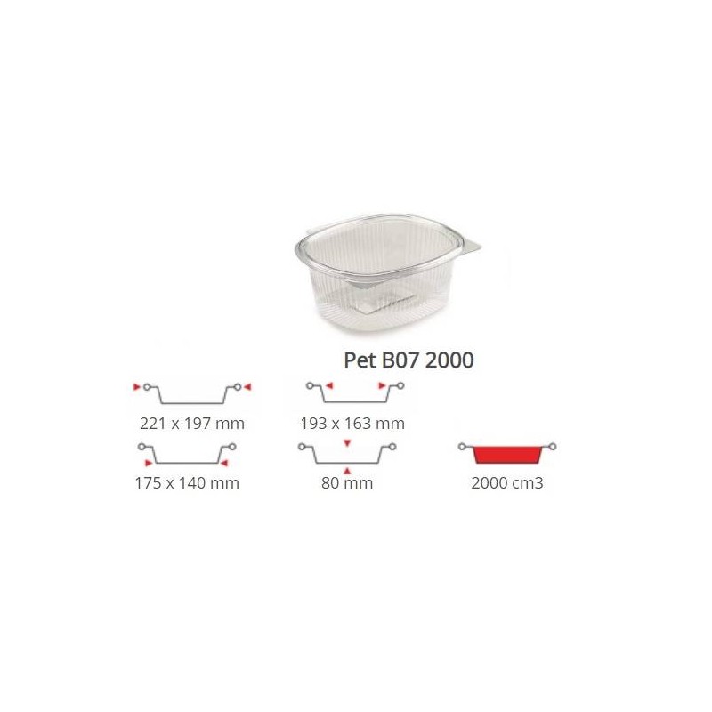 OVALINO PET 2000CC 50pz B07 CONTITAL