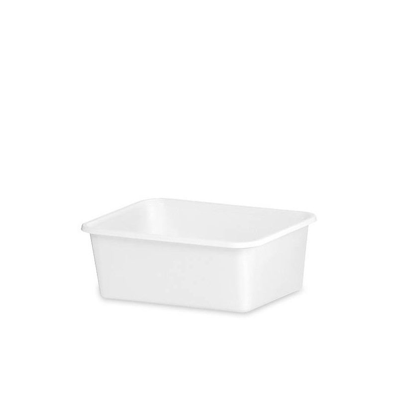 VASCHETTE BIANCHE A8 125x92x48mm 50pz