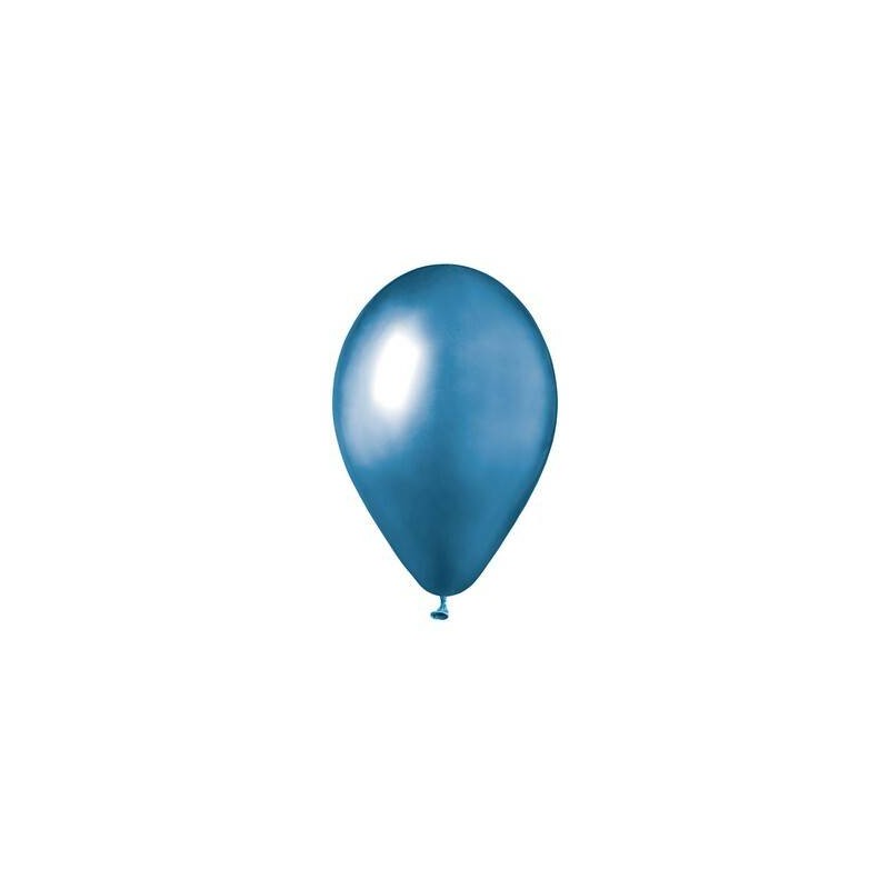 PALLONCINI LATTICE LARGE 13 33cm 50pz CELESTE GLOSSY