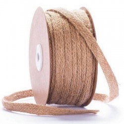 BOBINA NASTRO JUTA NATUR INTRECCIATO mm10x25mt