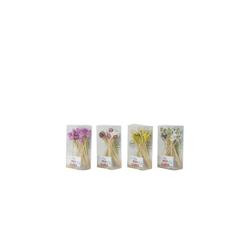 PICKS STUZZICADENTI BAMBOO 20pz 4DISEGNI ASS.TI