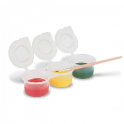 STRISCIA 3 VASETTI PP C/COPERCHIO 75ml