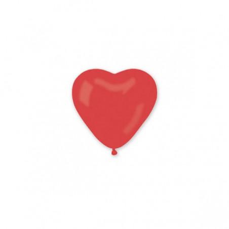 PALLONCINI CUORE 11 28cm ROSSO FUOCO 100pz