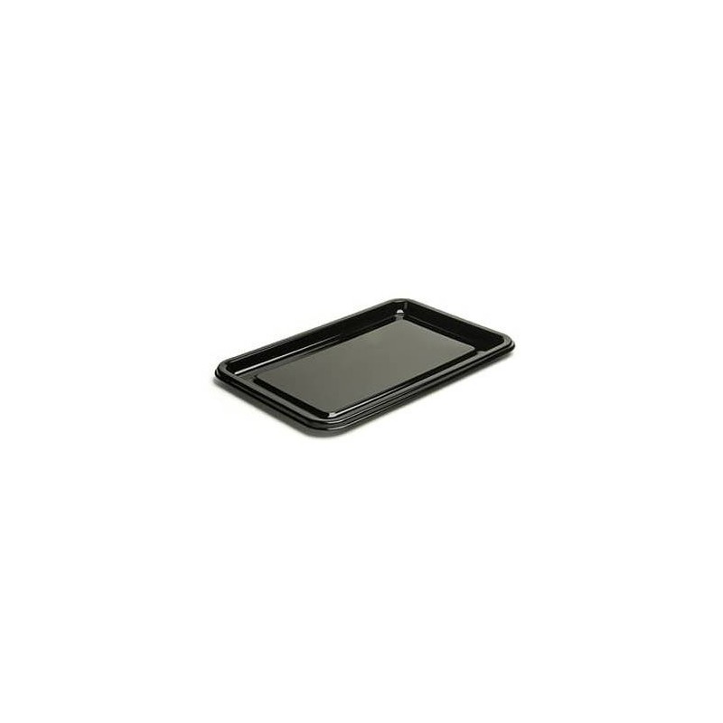 VASSOIO RETTANGOLARE LARGE NERO 46x30cm 10pz