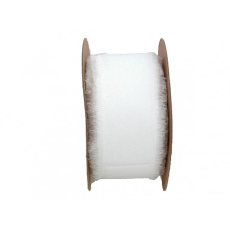 NASTRO SFRANGIATO CHIFFON mm40x15mt BIANCO