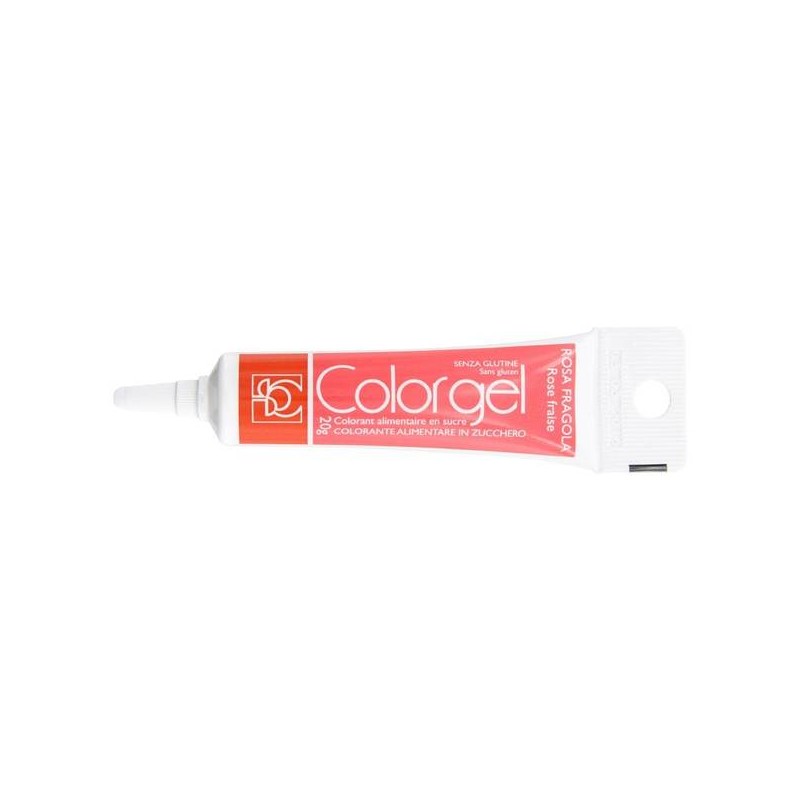 COLORANTE GEL TUBETTO 20gr ROSA FRAGOLA