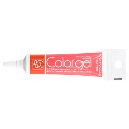 COLORANTE GEL TUBETTO 20gr ROSA FRAGOLA