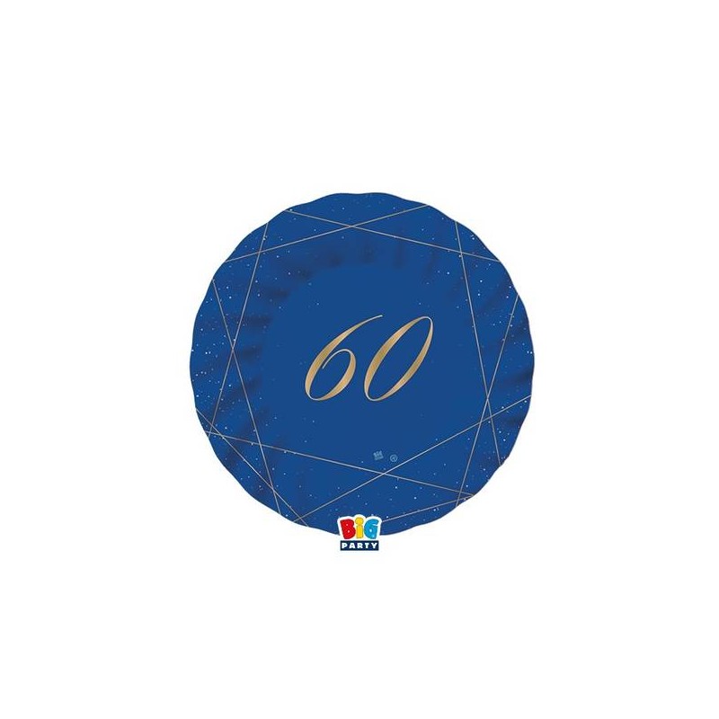 PIATTI ø20cm 60 ANNI BLUE GOLD 8pz
