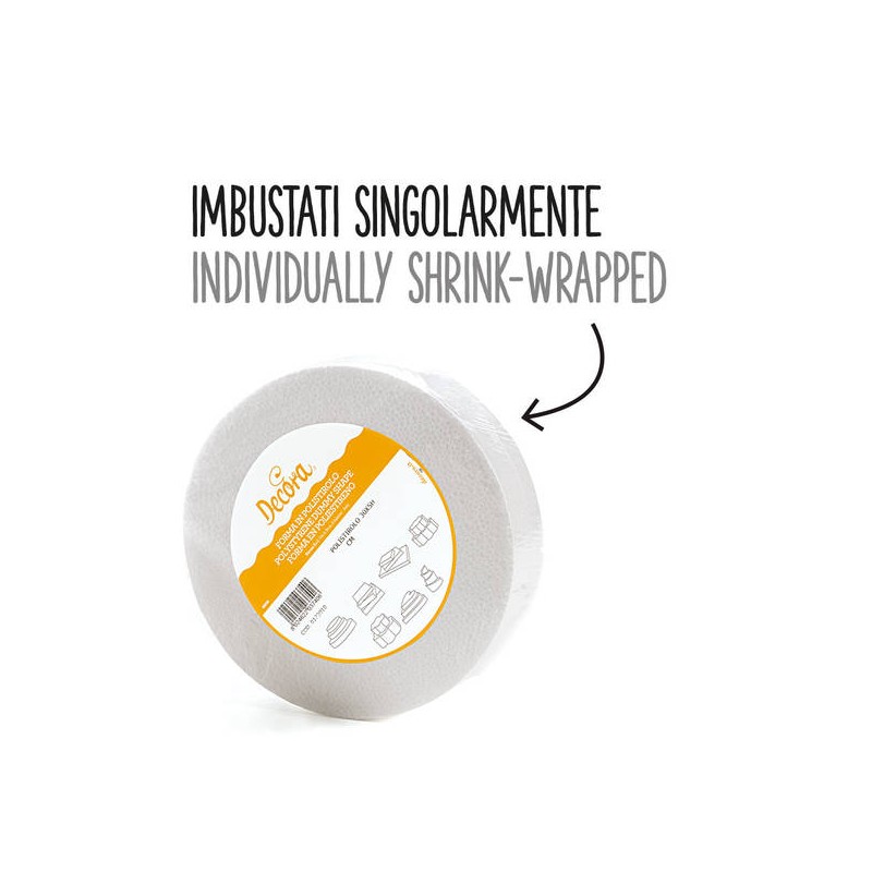 BASE DISCO POLISTIROLO ø45x7,5cm