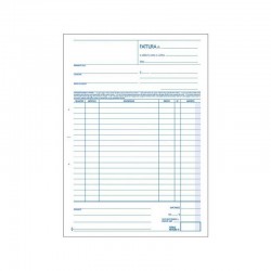 BLOCCO FATTURE 1 ALIQUOTA 22,5x29,7 3 COPIE BM 35fg 904/3