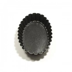 TEGLIA ANTIADERENTE BRIOCHES OVALE 11cm 6pz