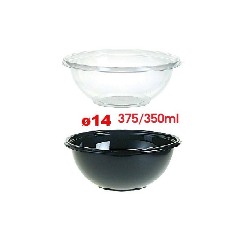 INSALATIERA PET TRASPARENTE ø14x5,5cm 0,375lt