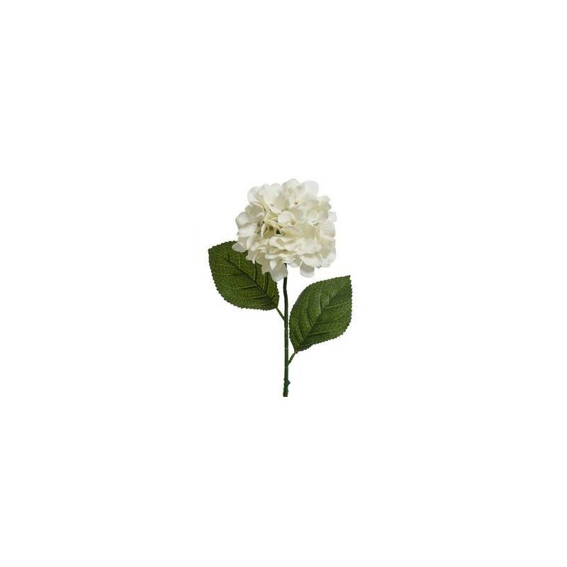 FIORE ORTENSIA BIANCA PLASTICA H.66cm 1pz