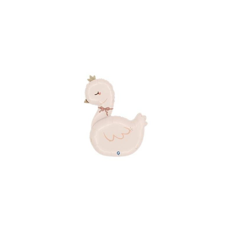 PALLONE MYLAR BOHO SWAN 30 76cm CIGNO
