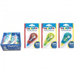 CORRETTORE A NASTRO mt8x5mm CARIOCA 3pz