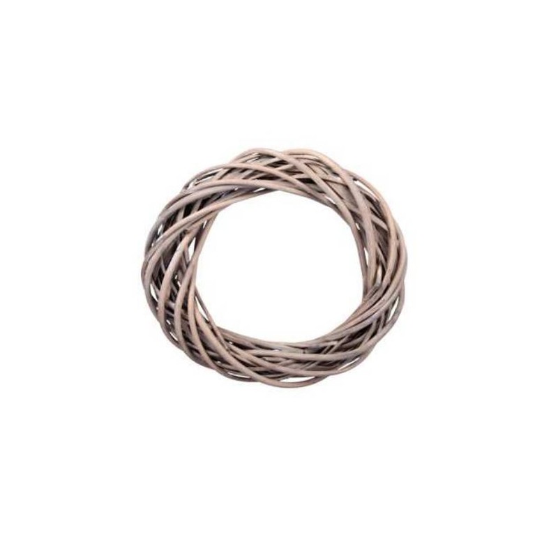 CORONA VIMINI ø30cm H.5cm GRIGIO