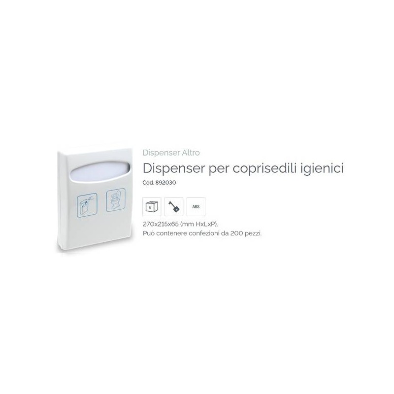 DISPENSER COPRIWC SEDILI IGIENICI 27x21x6,5cm 8792030 LUCART