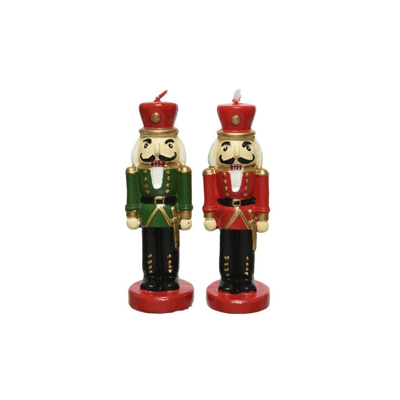 CANDELA SCHIACCIANOCI H.14,7cm 2ass.ti 1pz