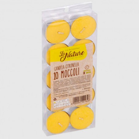 MOCCOLI PROFUMATI ALLA CITRONELLA 10pz