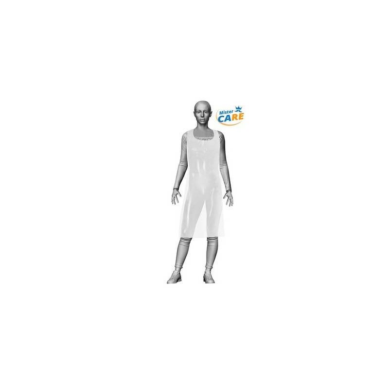 Mr.Care - GREMBIULE APRON 70x120cm LDPE 40my BIANCO 50pz