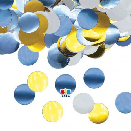 CORIANDOLI IN FOIL ø2cm 50gr CHIC CELESTE