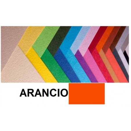 CARTONCINO BRISTOL 70x100cm 200gr ARANCIO FABRIANO