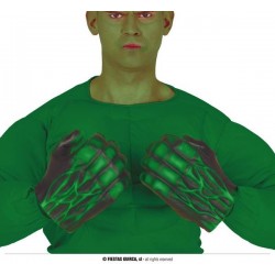 GUANTI MOSTRO VERDE IN LATTICE