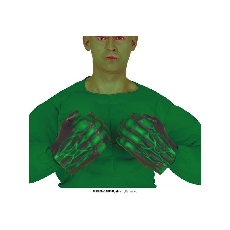 GUANTI MOSTRO VERDE IN LATTICE