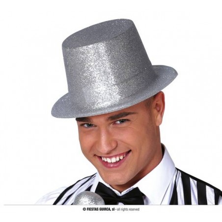 CILINDRO ARGENTO GLITTER