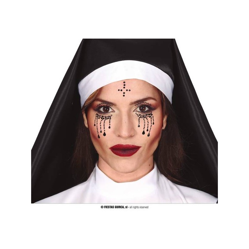 GIOIELLI ADESIVI DA VISO MONACA