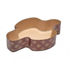 FORMA COTTURA COLOMBA 300gr 210x142x45mm 5 PEZZI