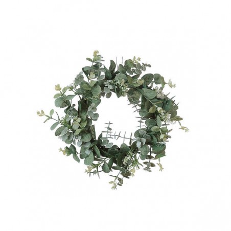 CORONA DI FOGLIE VERDI ø33cm