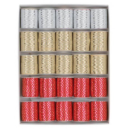 ROCCHETTO NASTRO DOTS 68137 mm10x10mt ASS.TI 1pz