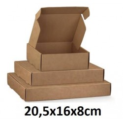 SCATOLA FAST 20,5x16x8cm AVANA LISCIA 100pz
