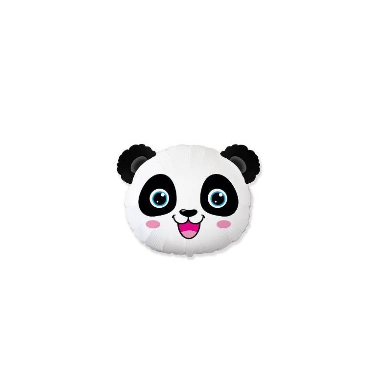 PALLONE MYLAR TESTA PANDA MINISHAPE 9 22cm