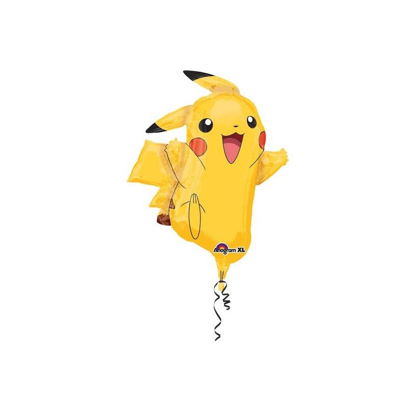 PALLONE SUPER SHAPE POKEMON PIKACHU 62x78cm