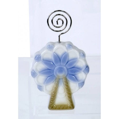 RUOTA PANORAMICA CLIP FOTO PORCELLANA CELESTE 6x3x11