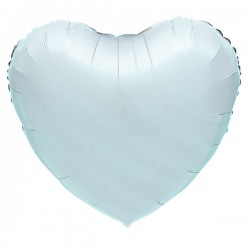 PALLONE MYLAR CUORE AZZURRO ø45cm
