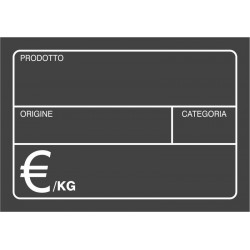 CARTELLO SEGNAPREZZO FRUTTA 21x15 10pz LAVAGNA