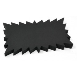 NUVOLETTA FLASH CARTONCINO NERO 17x9cm 50pz