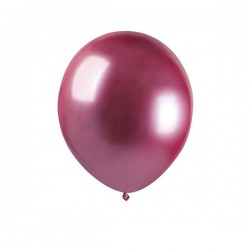 PALLONCINI LATTICE 5 12cm 50pz  ROSA GLOSSY